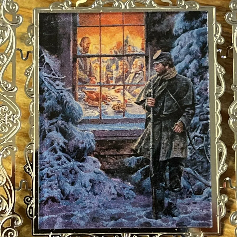 2019 Mort Kunstler Christmas Ornament Timber Ridge Civil War Real Soldiers Live